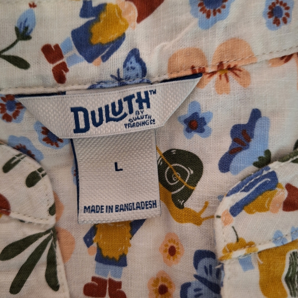 Duluth Trading Co Multicolor Floral Shirt - Picture 3 of 3